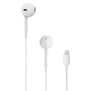 New Apple White Wired Earbuds with Lightning Connector
